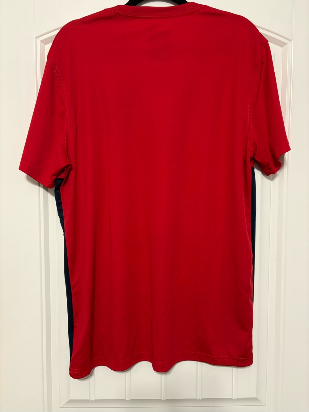 NFL Patriots Short Sleeve Tee with Navy Panels - Picture 3 of 3